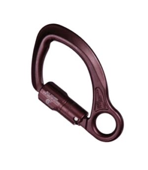 This image portrays Yates 3 Stage ANSI Ovalock Captive Eye Carabiner by Government Suppliers & Associates.