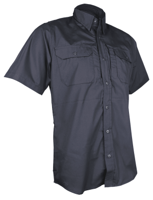 This image portrays Men's Ultralight Short Sleeve Uniform Shirt by Government Suppliers & Associates.