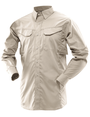 This image portrays 24/7 Ultra Light Long Sleeve Uniform Shirt by Government Suppliers & Associates.