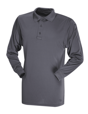 This image portrays Long Sleeve Performance Polo Shirt by Government Suppliers & Associates.