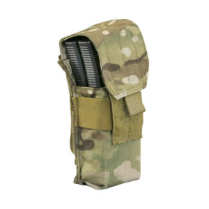 This image portrays MOLLE - Double Mag Pouch - 7.62 Ammo by Government Suppliers & Associates.