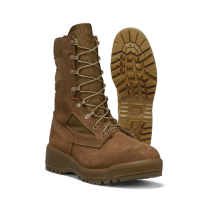 This image portrays Belleville 550ST USMC Hot Weather Steel Toe Boot by Government Suppliers & Associates.