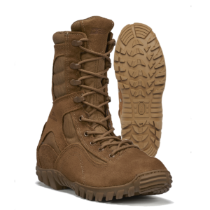 This image portrays Belleville SABRE 533ST Hot Weather Hybrid Steel Toe Assault Boot by Government Suppliers & Associates.
