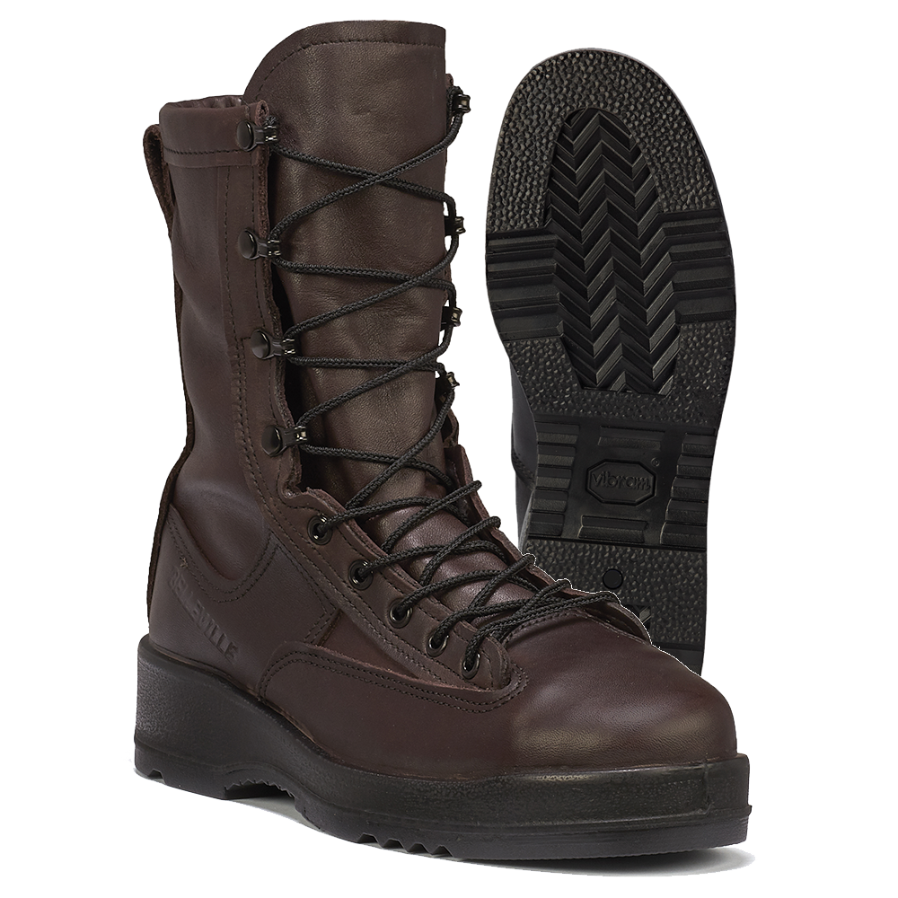 This image portrays Belleville 330ST Wet Weather Steel Toe Flight Boot by Government Suppliers & Associates.