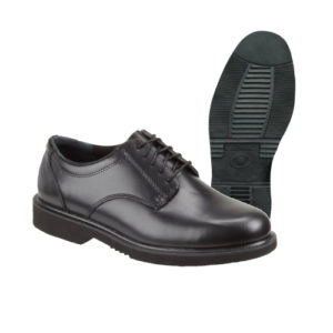 This image portrays Thorogood Classic Leather Academy Oxford by Government Suppliers & Associates.