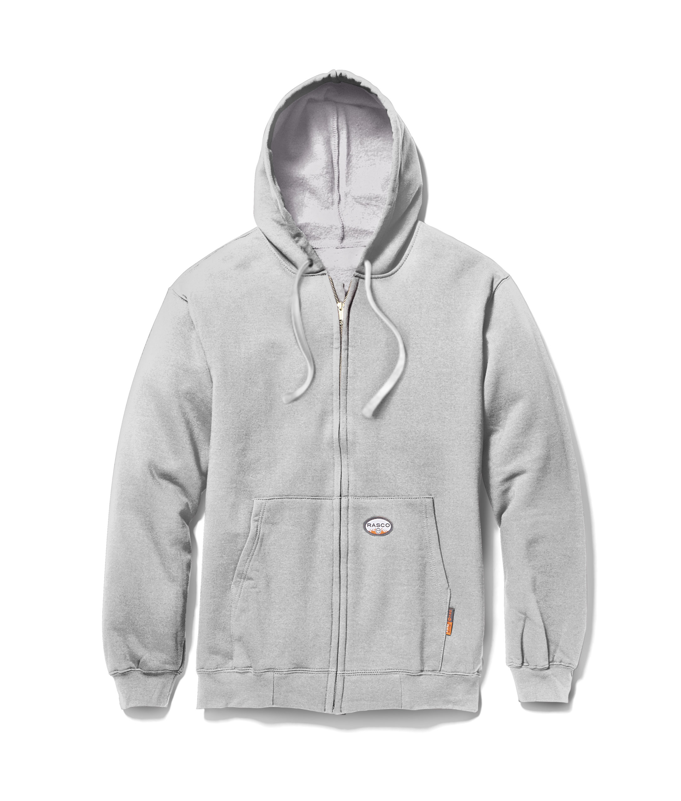This image portrays Fire Retardant Fleece Zip-Front Hooded Sweatshirt by Government Suppliers & Associates.
