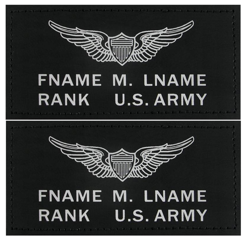 This image portrays Flight Suit Name Plate by Government Suppliers & Associates.