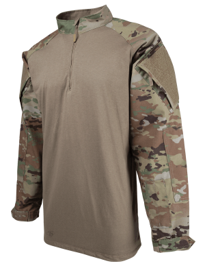 This image portrays T.R.U. ¼ Zip Combat Shirt by Government Suppliers & Associates.