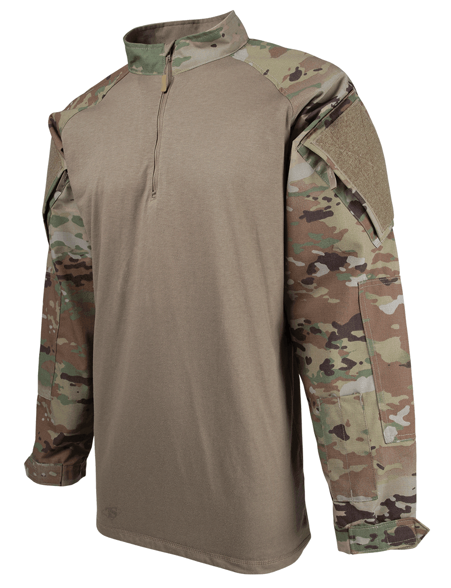 This image portrays T.R.U. ¼ Zip Combat Shirt by Government Suppliers & Associates.