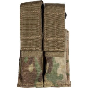 This image portrays MOLLE - Double Pistol Mag Pouch by Government Suppliers & Associates.