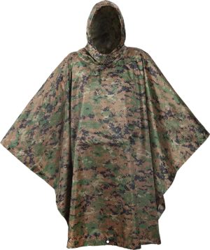 This image portrays USGI Poncho by Government Suppliers & Associates.