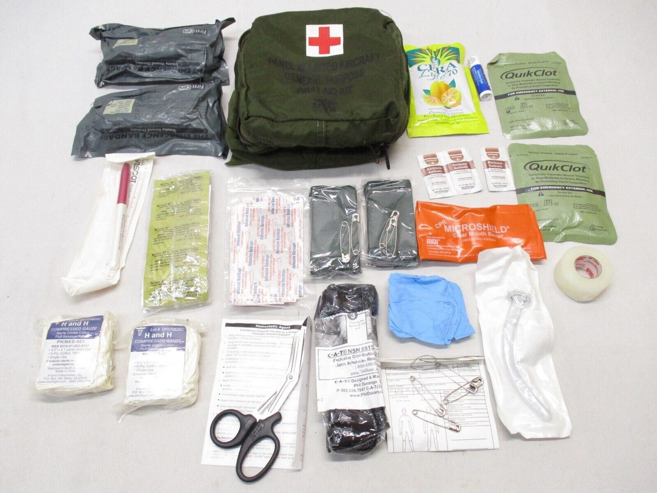 This image portrays Airplane First Aid Kit, General Purpose by Government Suppliers & Associates.