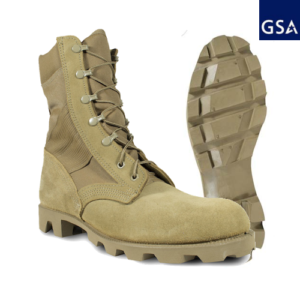 This image portrays McRae Hot Weather Vulcanized Boot with Panama Sole by Government Suppliers & Associates.