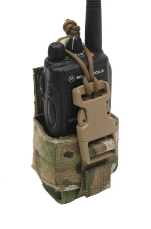 This image portrays MOLLE Radio Pouch by Government Suppliers & Associates.