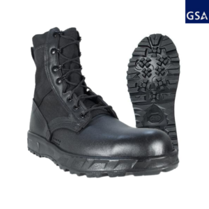 This image portrays McRae T2 Ultra Light Hot Weather Steel Toe Combat Boot by Government Suppliers & Associates.